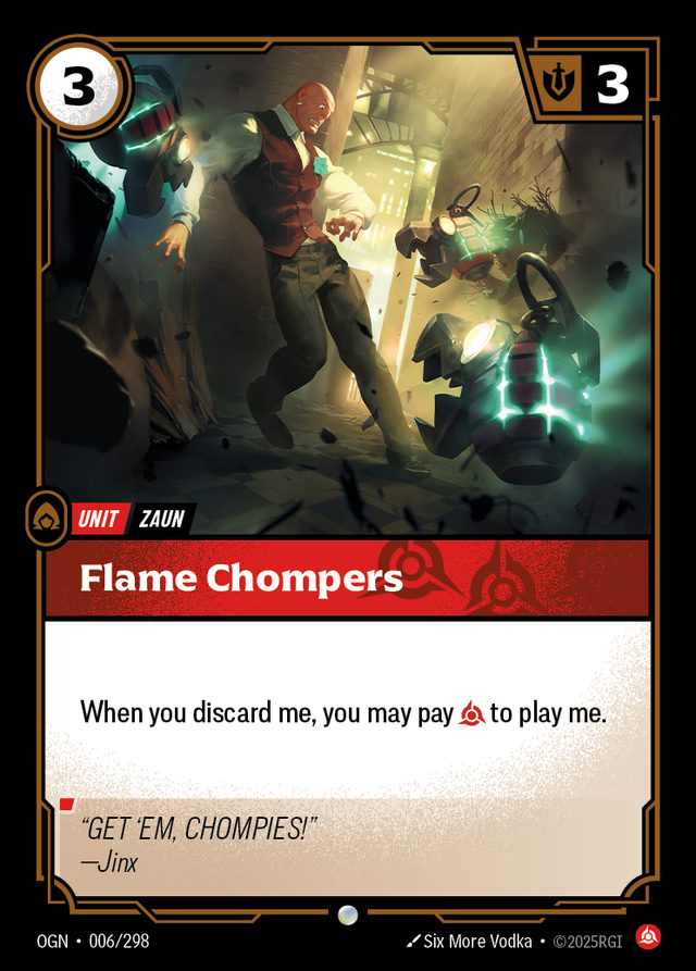 Flame Chompers, card art