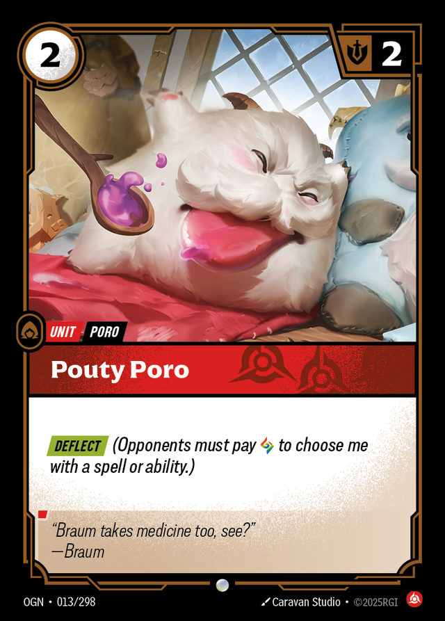 Pouty Poro, card art