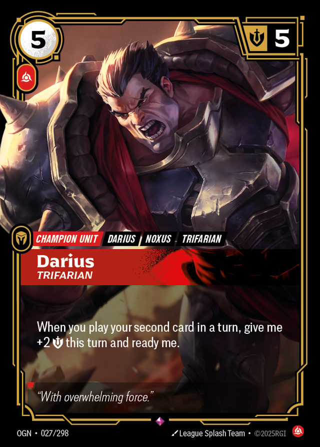Darius, card art