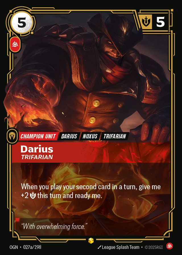 Darius, card art