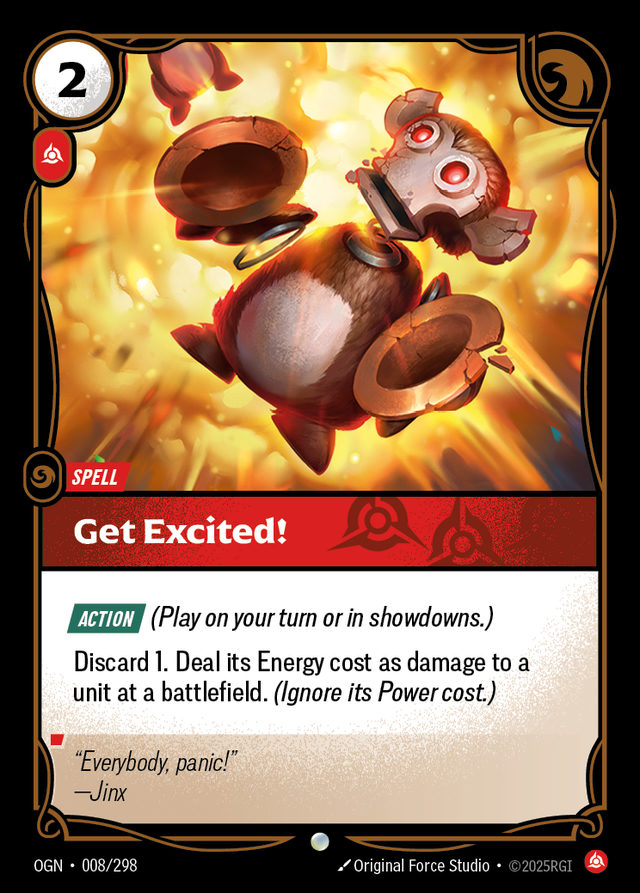 Get Excited!, card art