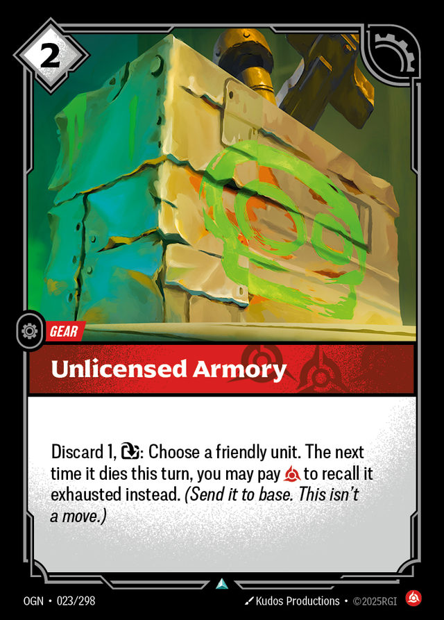 Unlicensed Armory, card art