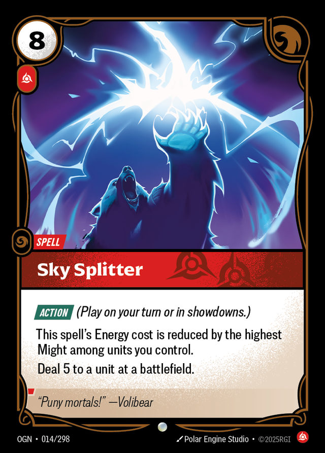 Sky Splitter, card art