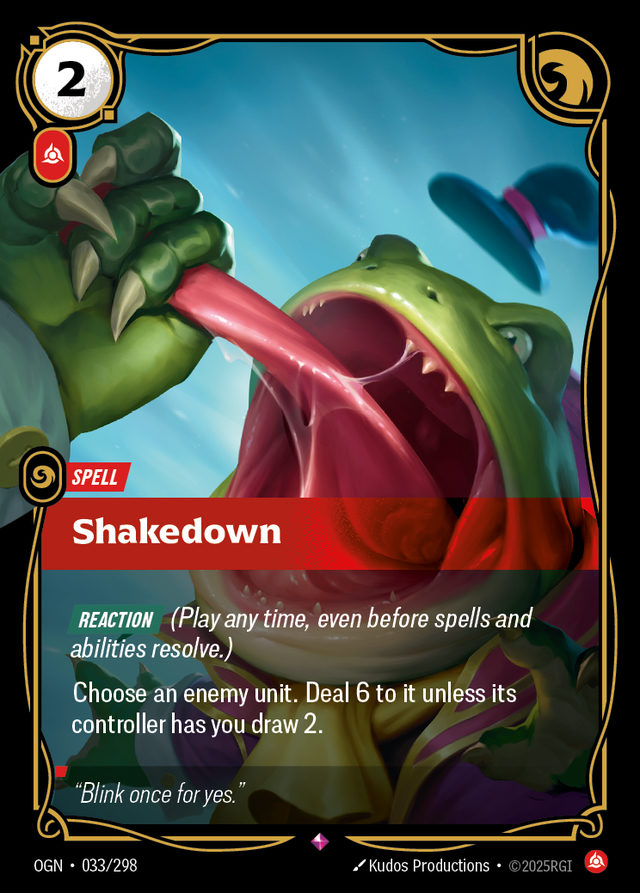 Shakedown, card art