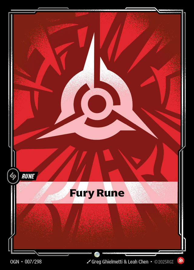 Fury Rune, card art