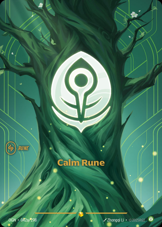 Calm Rune, card art