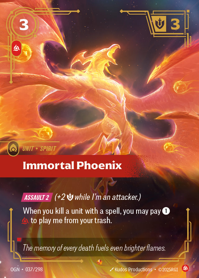 Immortal Phoenix, card art