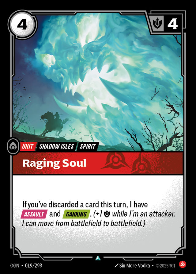 Raging Soul, card art