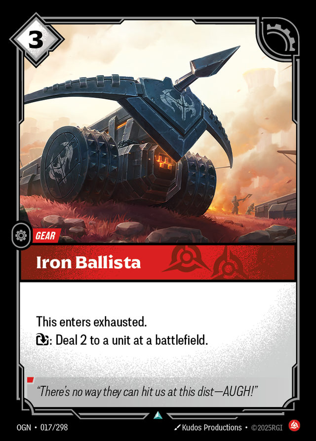 Iron Ballista, card art