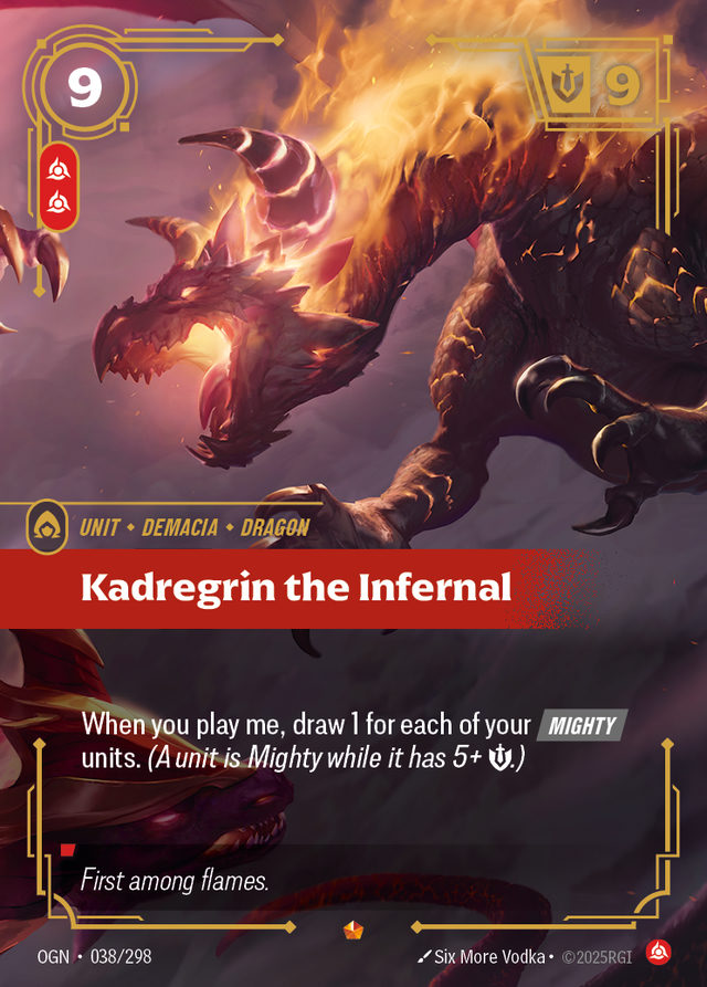 Kadregrin the Infernal, card art