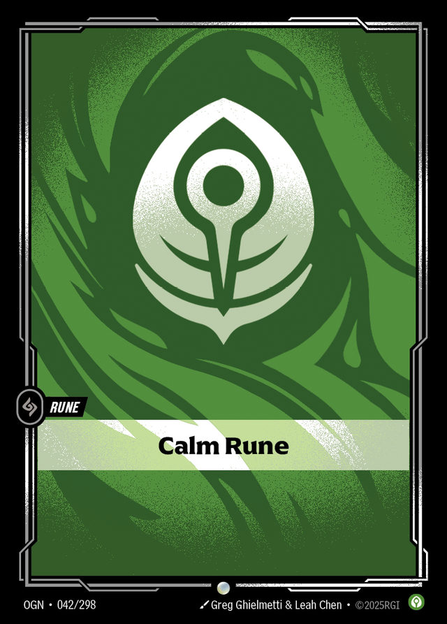 Calm Rune, card art
