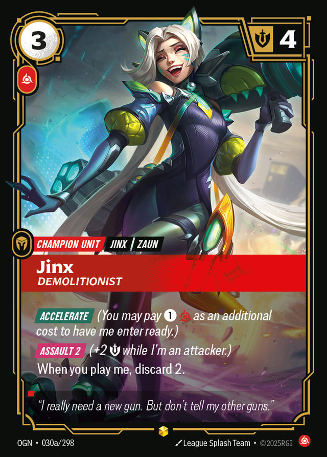Jinx, card art