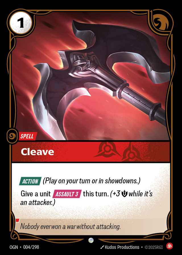 Cleave, card art