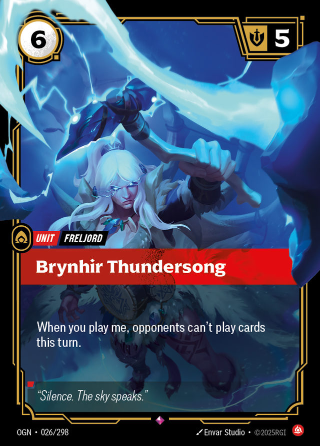 Brynhir Thundersong, card art