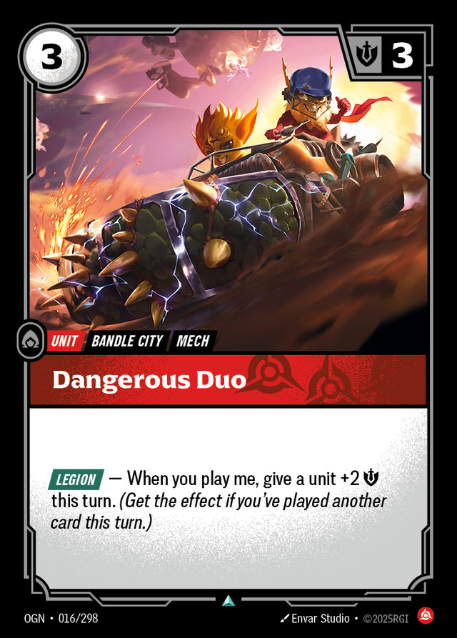 Dangerous Duo, card art